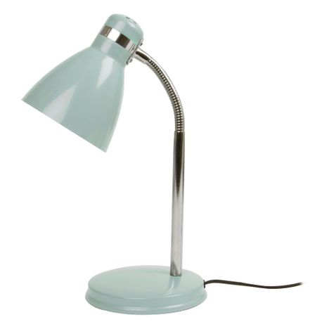 Metal Study Table Lamp Grey Present Time Design Metal Study Table Lamp