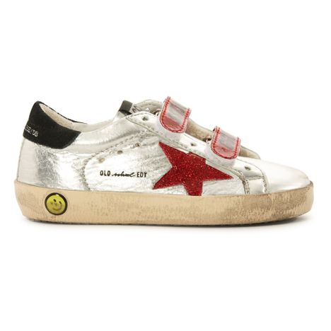 Baskets Basses Cuir Scratchs Etoile Glitter Superstar Old School Baskets Basses Cuir Scratchs Etoile Glitter Superstar Old School-product