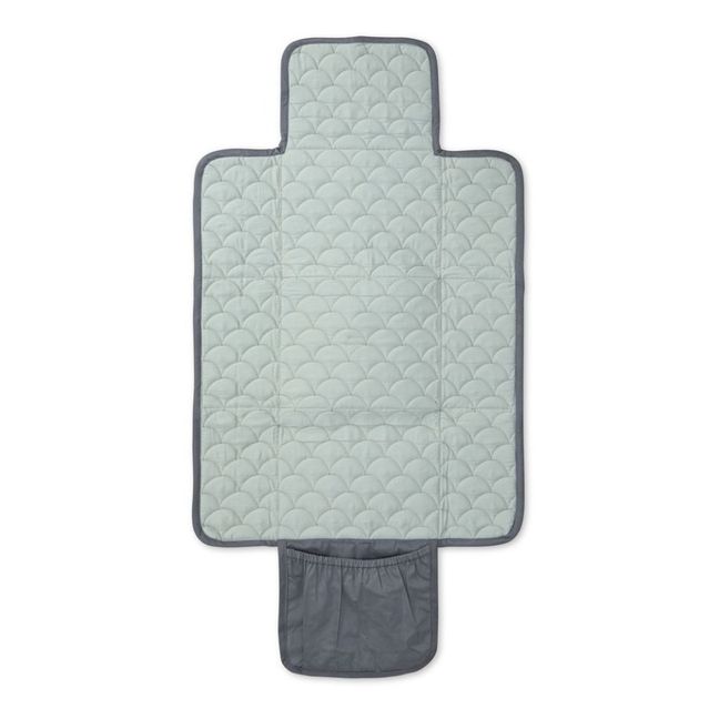 Camcam Copenhagen Cuscino per Fasciatoio 50 x 65 cm, Sashiko Mint - Cotone  bio unisex (bambini)