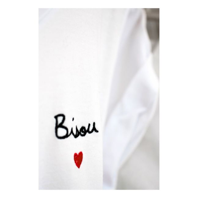 T-shirt Bisou | Seidenfarben