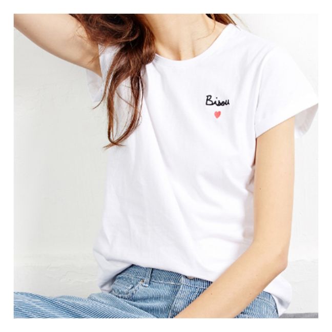 T-shirt Bisou | Seidenfarben