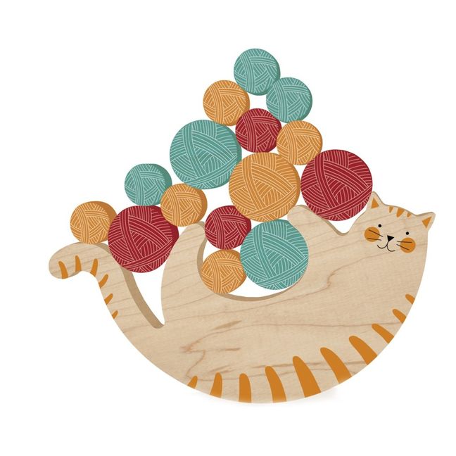 Gleichgewichtsspiel Katze Meow