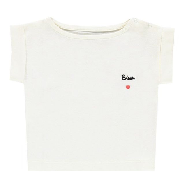 T-shirt Bisou | Bianco