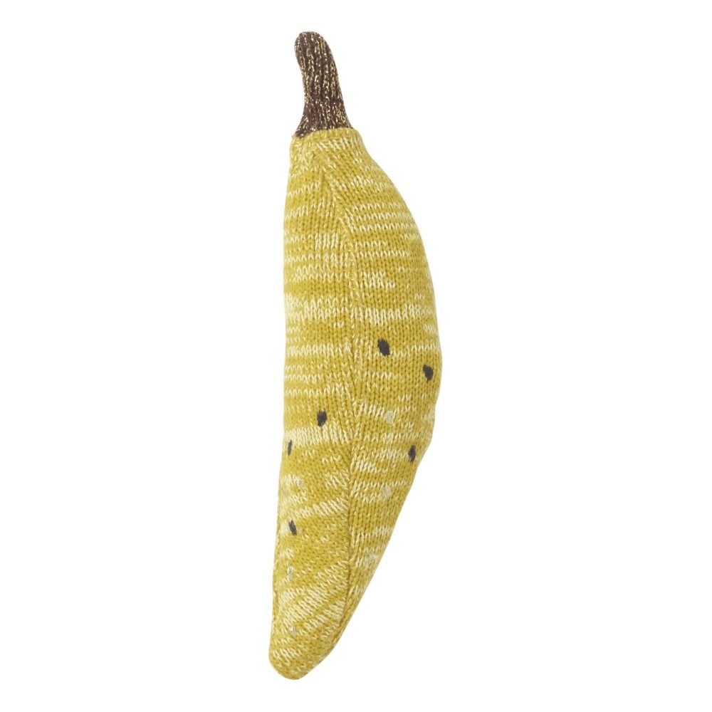 Ferm Living Kids - Hochet Fruiticana banane - Jaune