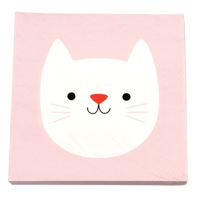 Serviettes en papier Cookie le chat - Set de 20
