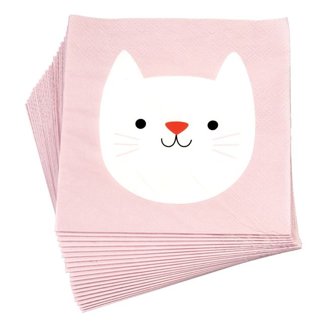 Servilletas de papel El gato Cookie - Set de 21