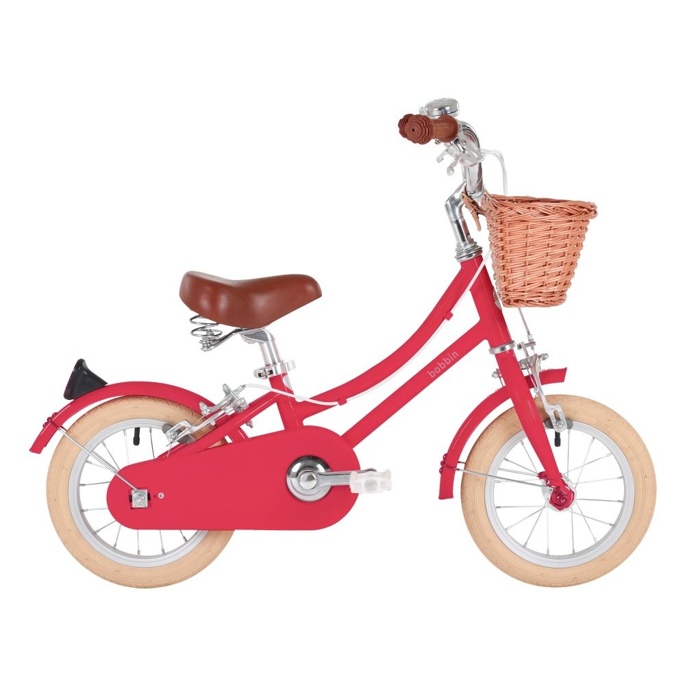Vélo enfant Gingersnap 12" Bobbin x Smallable | Cerise - Rose- Image produit n°0