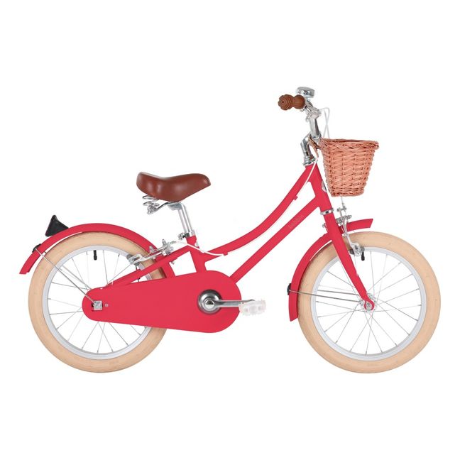 Bicicletta Gingersnap 16" Bobbin x Smallable Rosso lampone