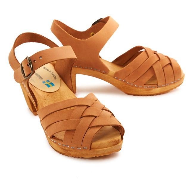 Sandalo in pelle Stockholm | Cognac