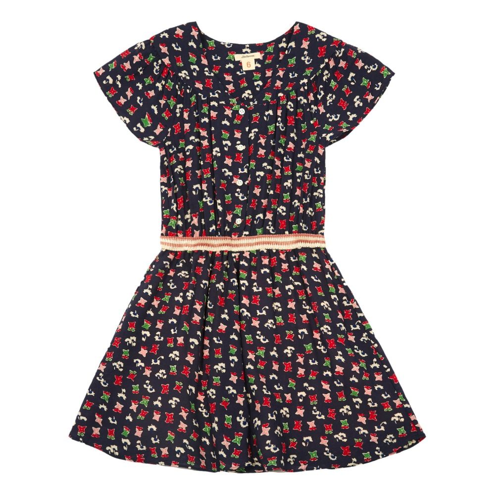Bellerose - Robe Fluide Imprimée Alies - Fille - Bleu nuit