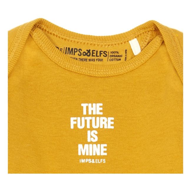 The Future Is Mine Organic Cotton T-Shirt | Ochre