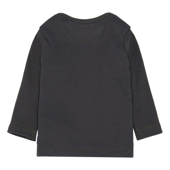 Planet Organic Cotton T-Shirt | Charcoal grey