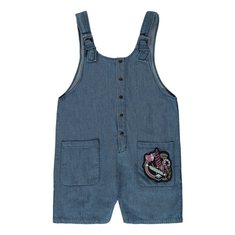 Little Marc Jacobs - Salopette Fluide Sweet Néon - Fille - Denim