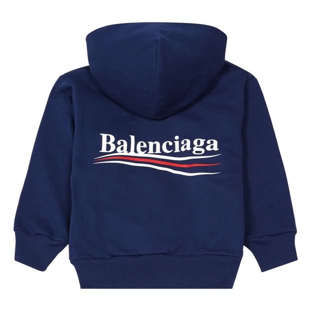 blue balenciaga sweatshirt