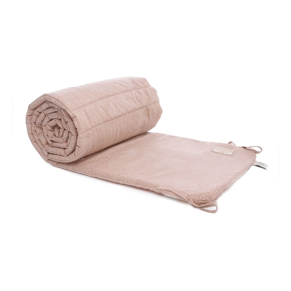 Nobodinoz - Tour de lit Nest Bubble en coton bio - Rose
