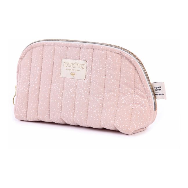Bubble Holiday Organic Cotton Toiletry Bag Pink