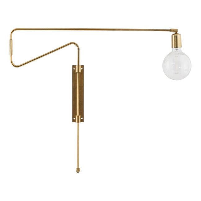 Swing Brass Wall Lamp | Gold
