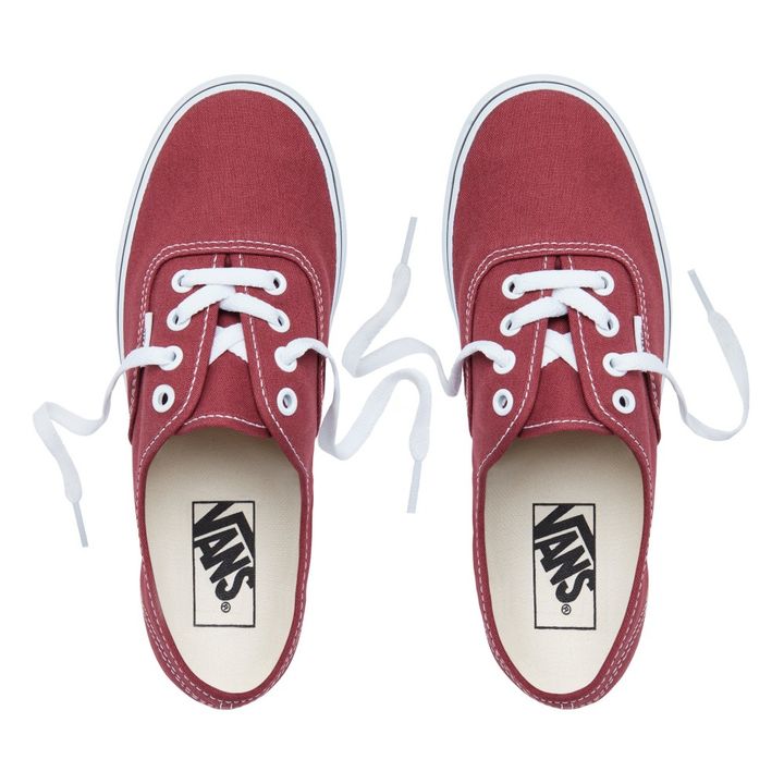 Vans - Authentic Laced Canvas Sneakers - Burgundy | Smallable