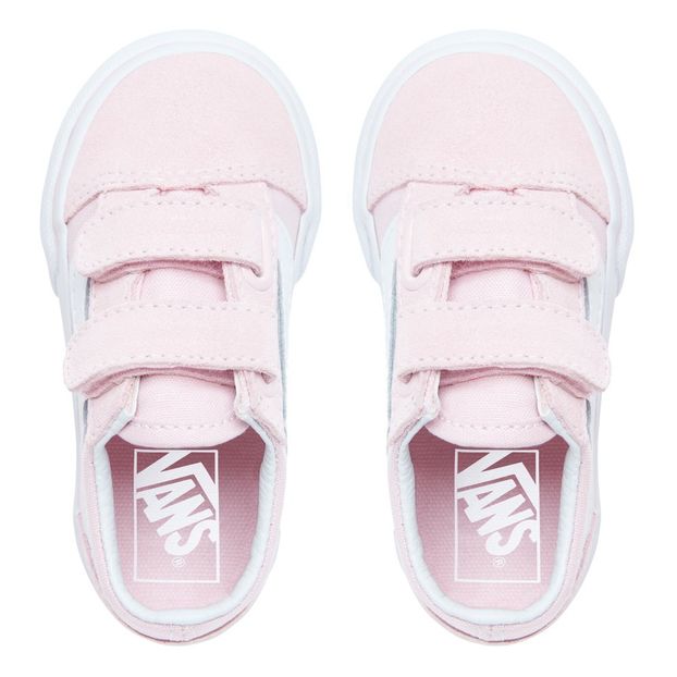 pink velcro vans