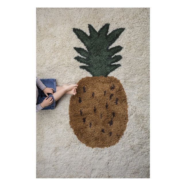 Teppich aus Wolle Fruiticana Ananas