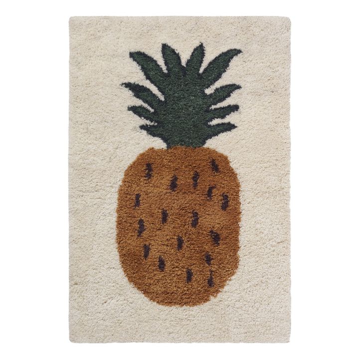 Fruiticana Pineapple Woolen Rug- Product image n°0