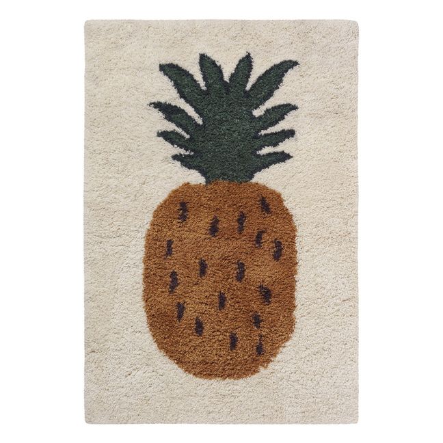 Teppich aus Wolle Fruiticana Ananas
