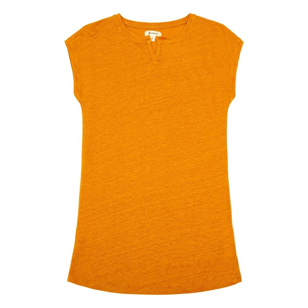 Hartford - Robe Lin Tun - Fille - Safran