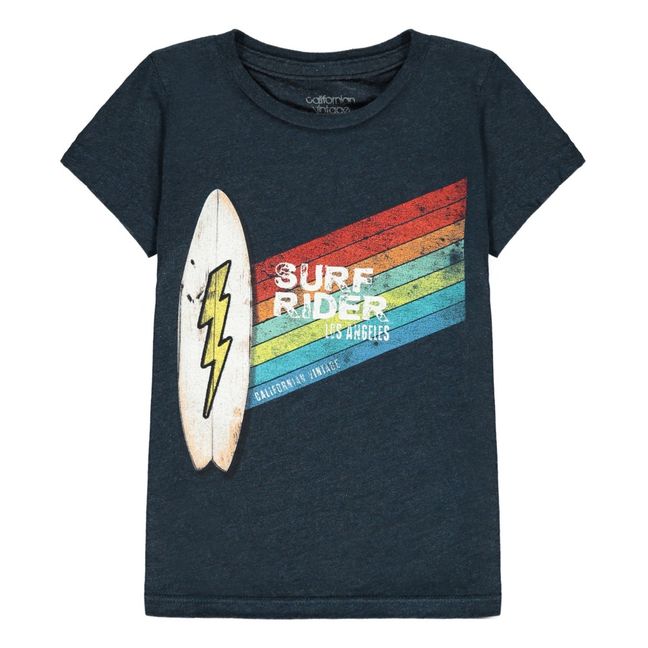 T-Shirt Surf Rider Blu marino