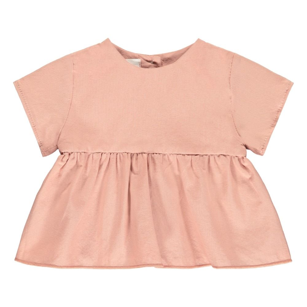 Pequeno Tocon - Blouse Volants - Fille - Rose