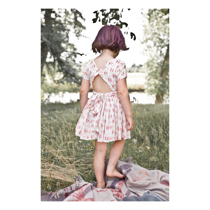 Harper Belted Floral Dress Red Morley 