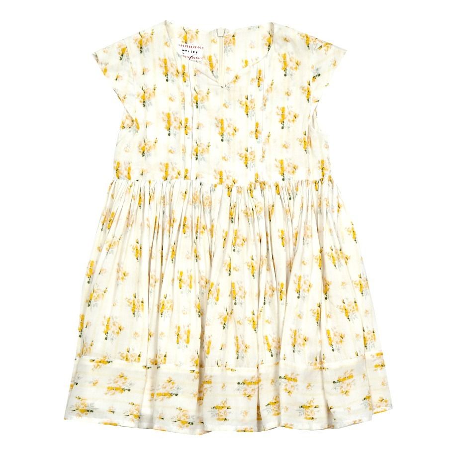 Morley - Robe Fleurie Hailey - Fille - Jaune