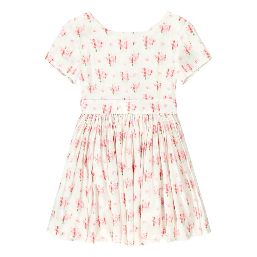 Morley - Robe Fleurie Ceinturée Harper - Fille - Rouge