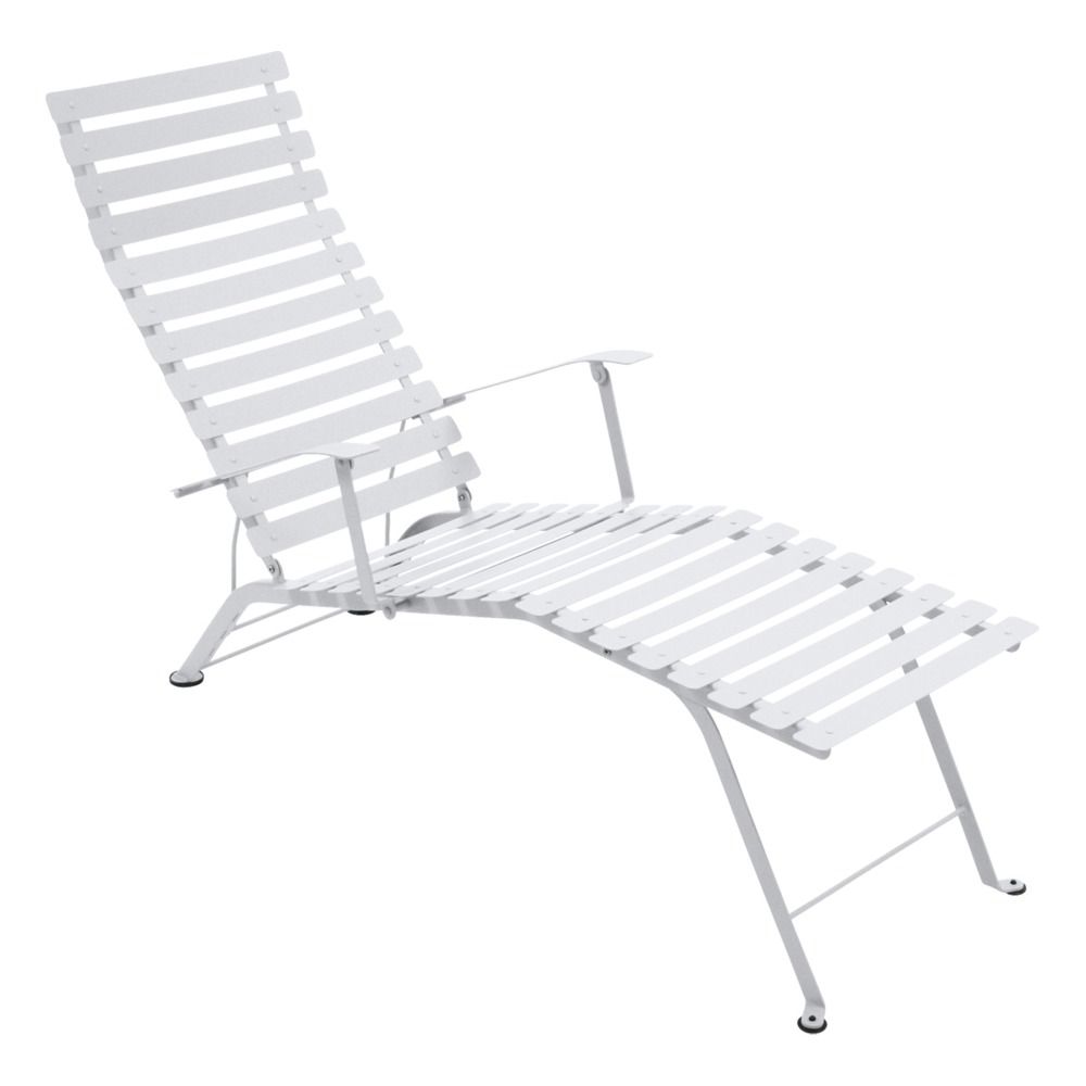 Fermob - Chaise longue Bistro en acier - Blanc coton