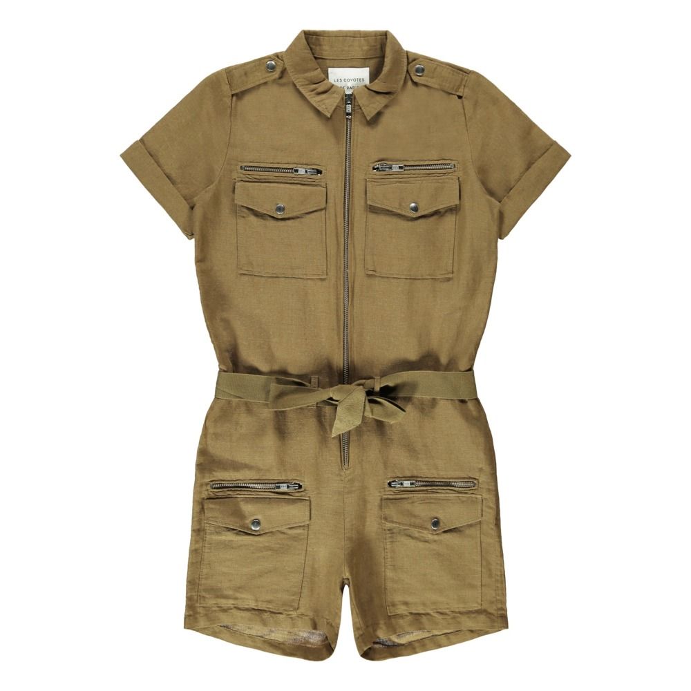 Les Coyotes de Paris - Combishort Olivia - Fille - Vert kaki