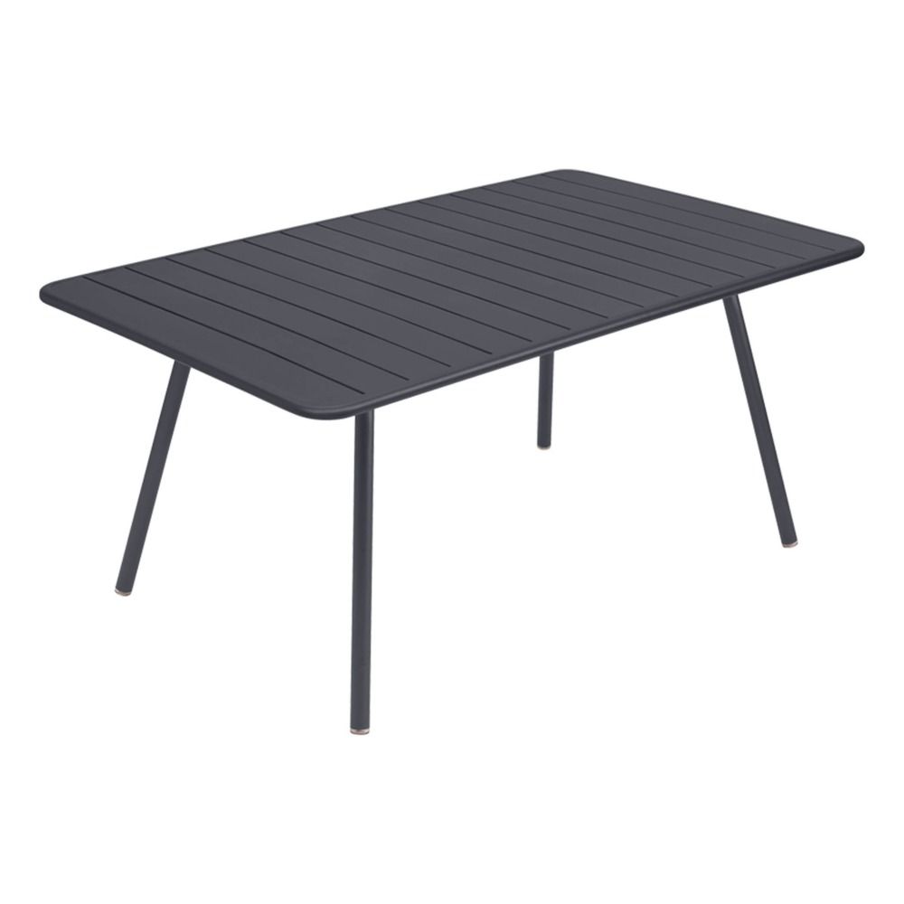 Fermob - Table Luxembourg 165x100 cm en aluminium - Carbone