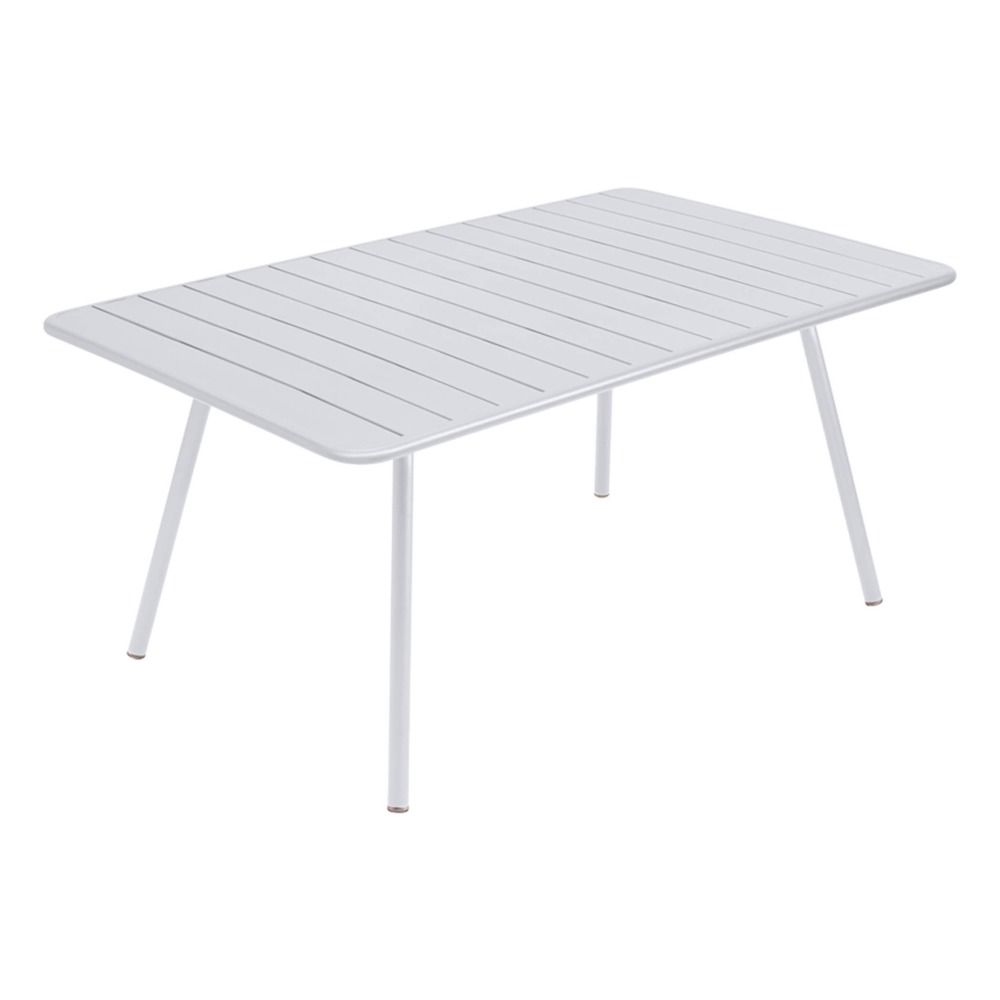Fermob - Table Luxembourg 165x100 cm en aluminium - Blanc coton