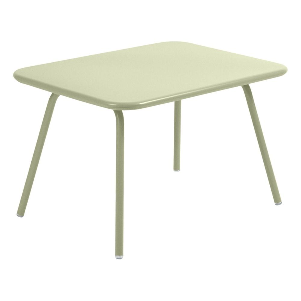 Fermob - Table Luxembourg pour enfant 76x55,5 cm en aluminium - Vert Tilleul