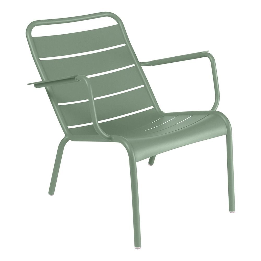 Fermob - Fauteuil bas Luxembourg en aluminium - Cactus
