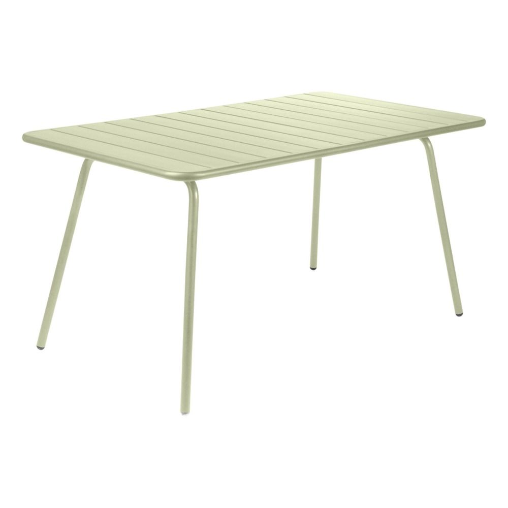 Fermob - Table Luxembourg 143x80 cm en aluminium - Vert Tilleul