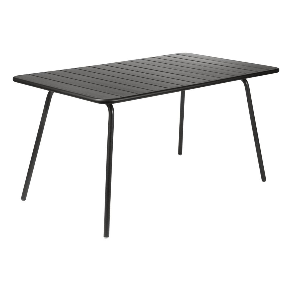 Fermob - Table Luxembourg 143x80 cm en aluminium - Réglisse