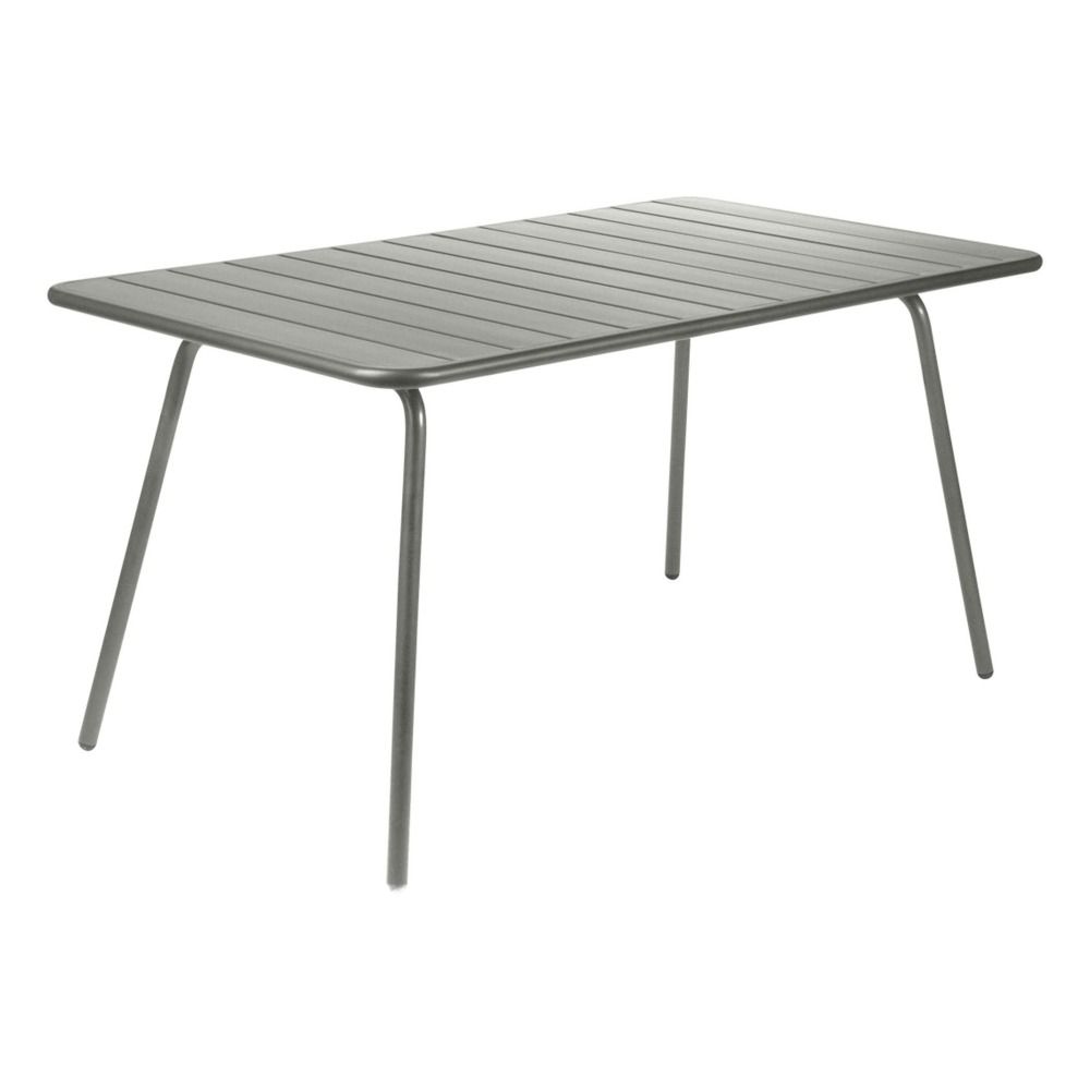 Fermob - Table Luxembourg 143x80 cm en aluminium - Romarin