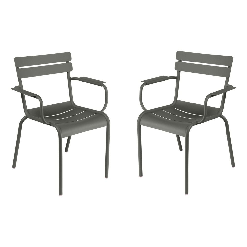 Fermob - Bridge Luxembourg en aluminium - Set de 2 - Romarin