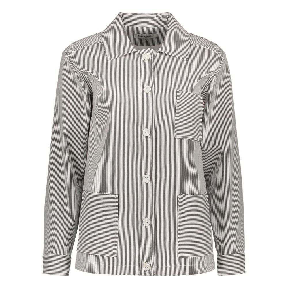 La Petite Française - Veste Droite Rayée Voisin - Fille - Bleu marine