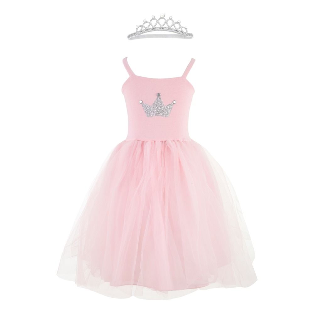 Disfraz Vestido de Princesa y su corona- Imagen del producto n°0