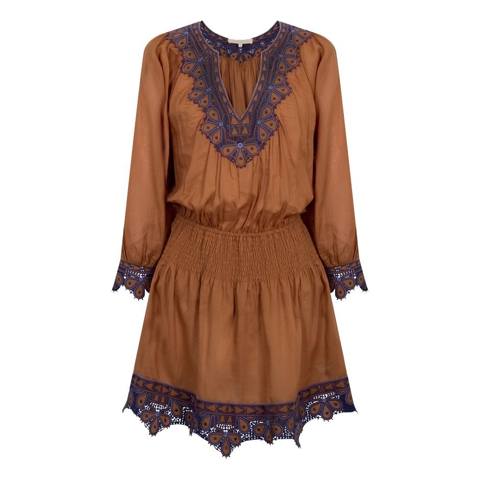 Vanessa Bruno - Robe Brodée Ineva - Fille - Caramel