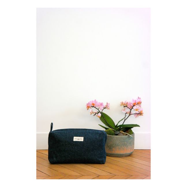 Trousse da Bagno Alma  in denim riciclato | Demin