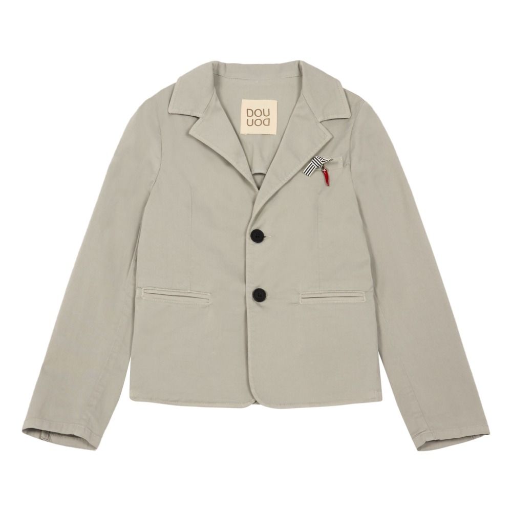 Douuod - Blazer NÅ“ud Poches - Garçon - Gris clair