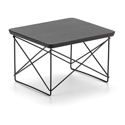 Table d'appoint Occasional LTR - Piétement epoxy - Charles & Ray Eames Chêne fumé