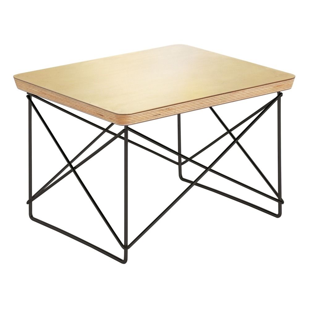 Vitra - Table d'appoint Occasional LTR - Piétement epoxy - Charles & Ray Eames - Feuille d'Or