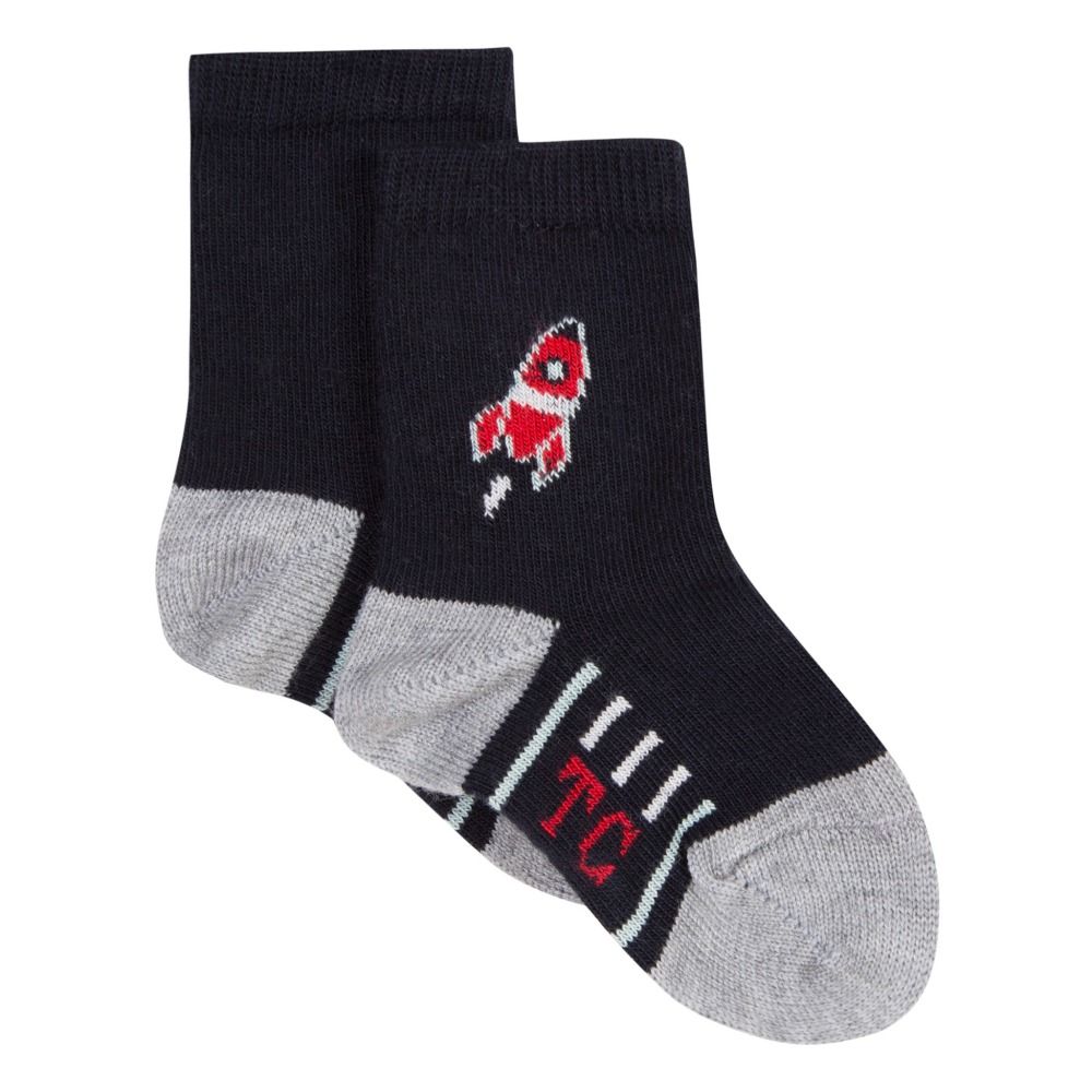 Tartine et Chocolat - Chaussettes Bicolores - Garçon - Bleu marine